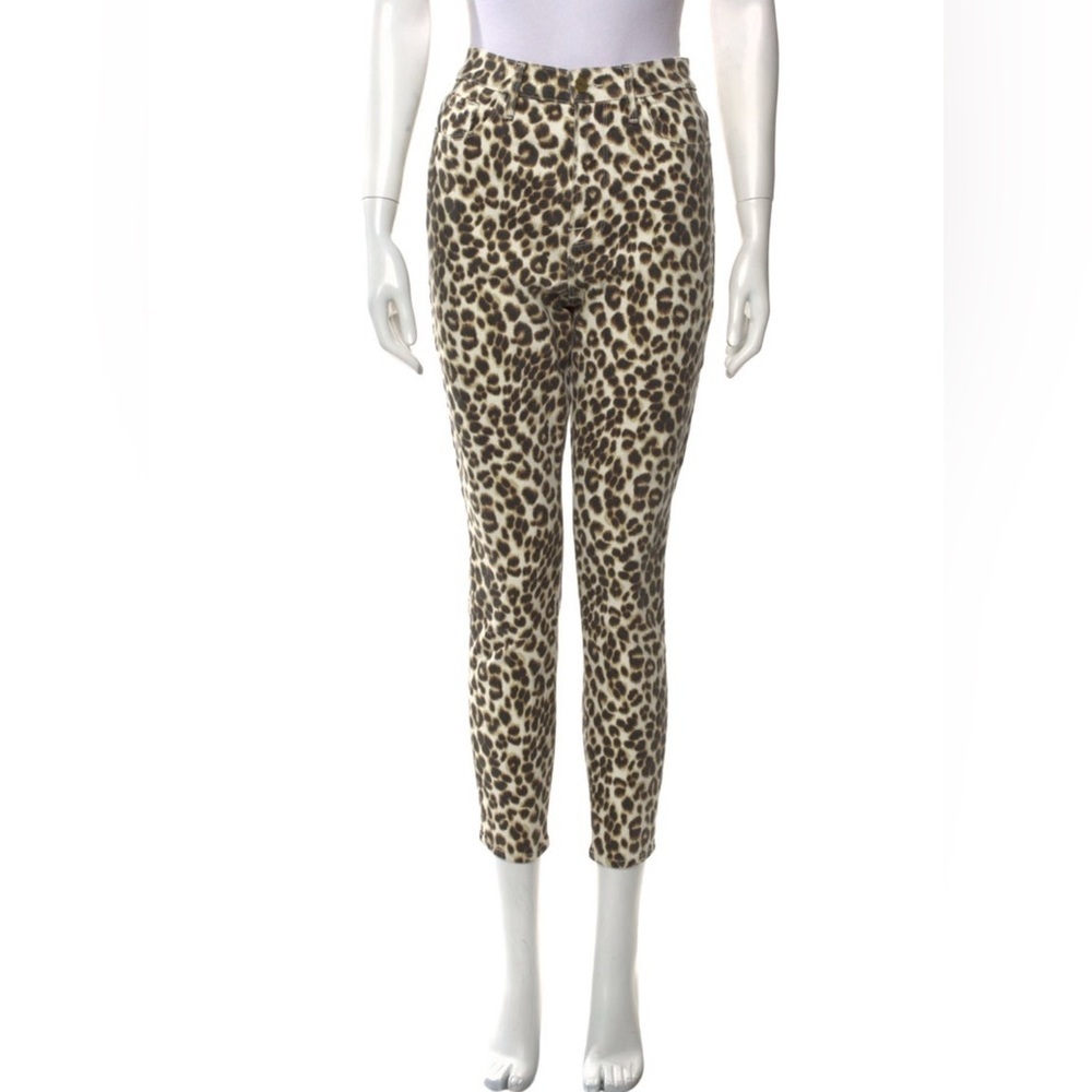NWOT Frame animal print jeans